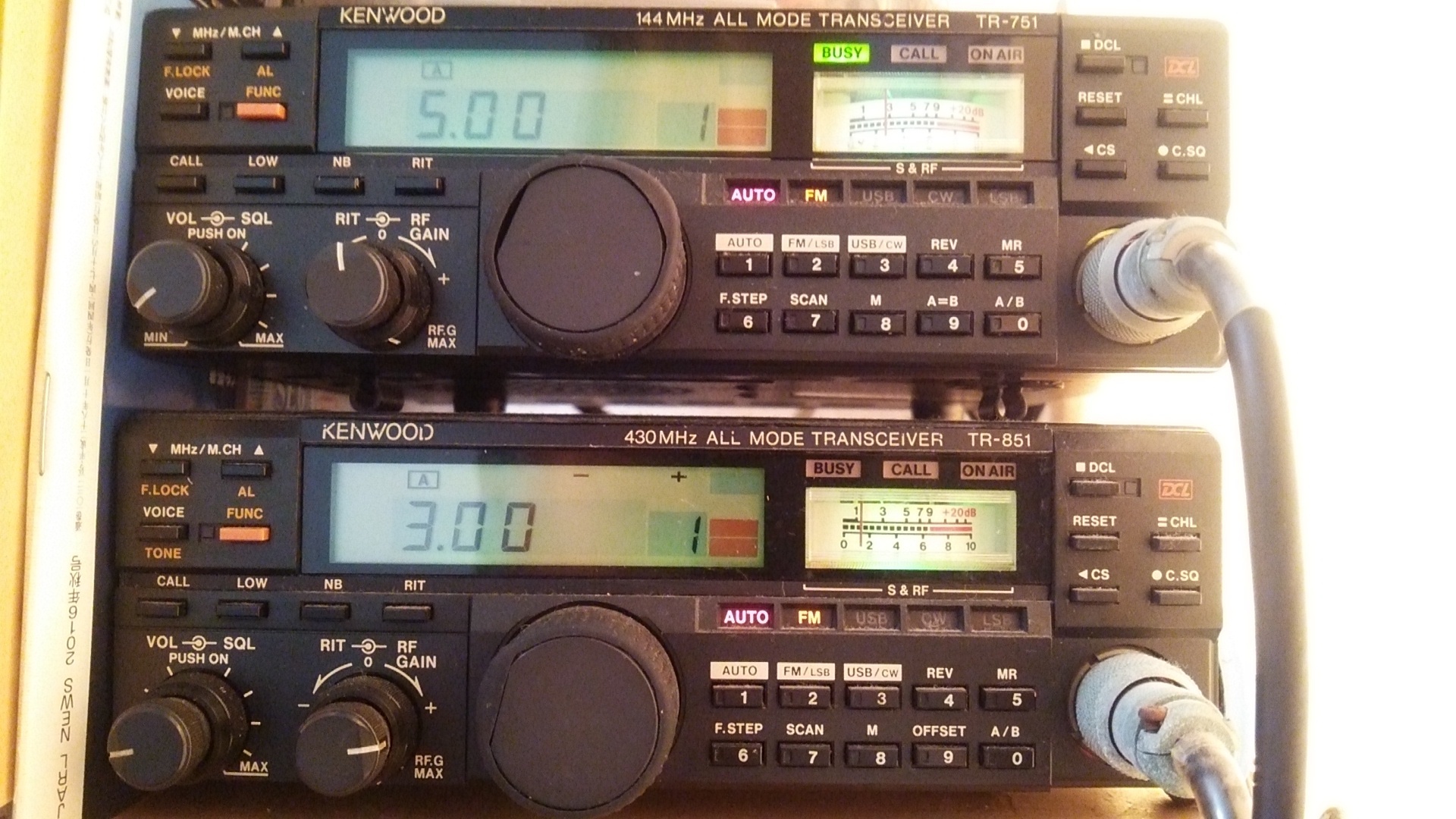 KENWOOD TR-751 けばけばしく 144MHz帯オールモードトランシーバー10W機